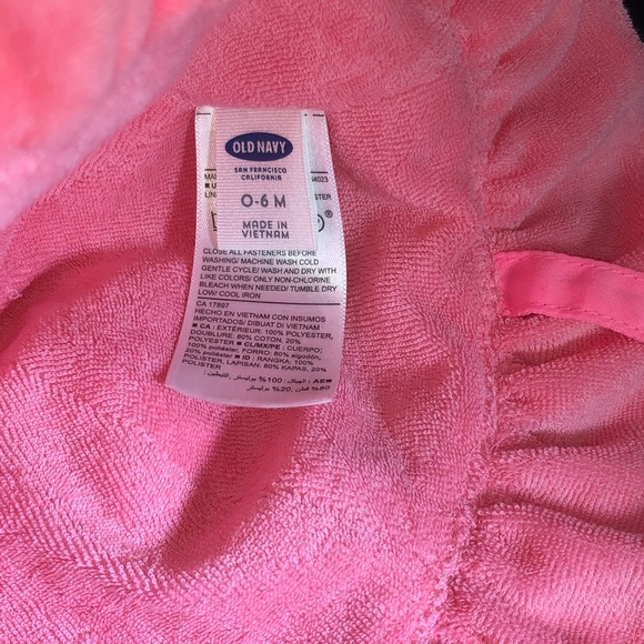 Ruffled Brim Neon Pink Beach Sun Swim Hat - Picture 5 of 5